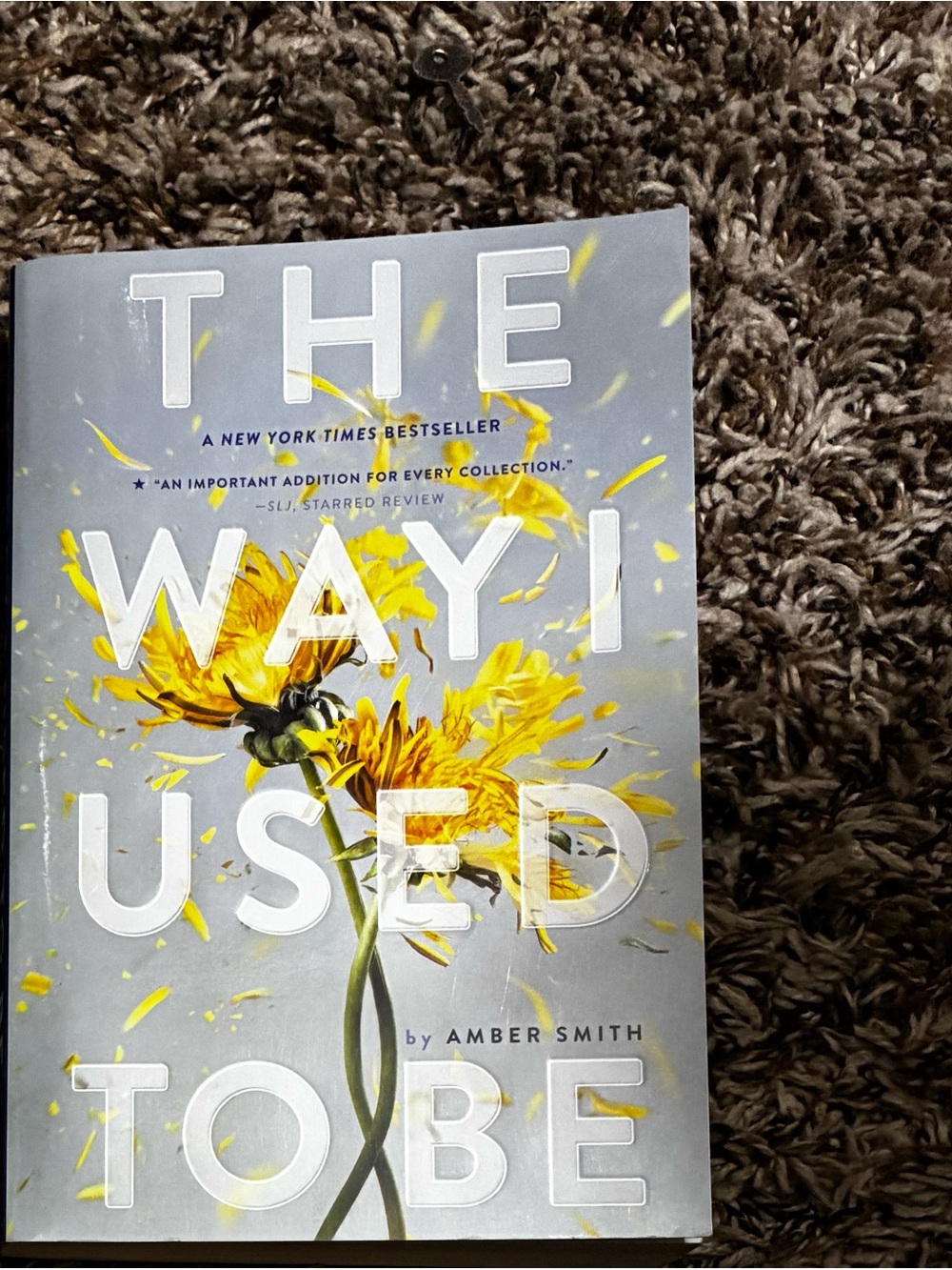 'The Way I Used to Be' Hardcover Book - Yellow Cover